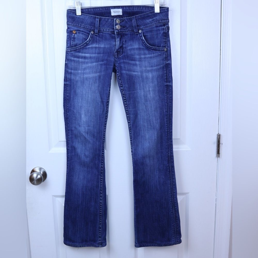 Hudson Women’s Jeans Blue Denim Bootcut Size 25 98% Cotton
